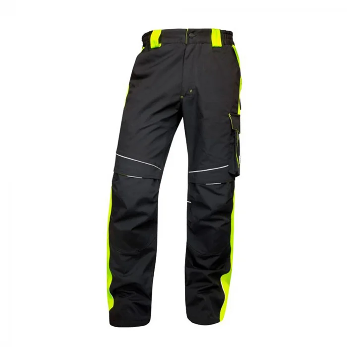 Pantaloni în talie de iarnă negri, culoarea negru, Ardon NEON