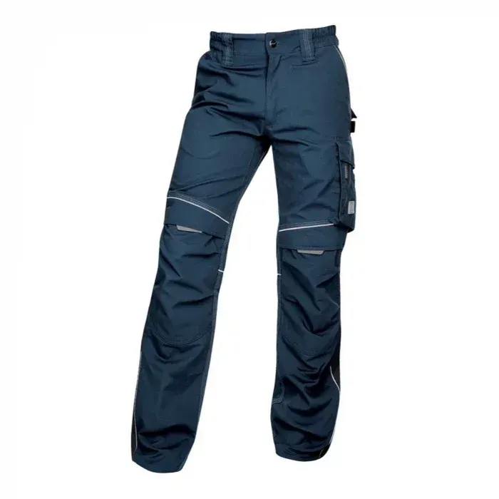 Pantaloni de lucru bleumarin hidrofobizați în talie, din bumbac și poliester, 270g/mp, Ardon URBAN+, culoarea bleumarin