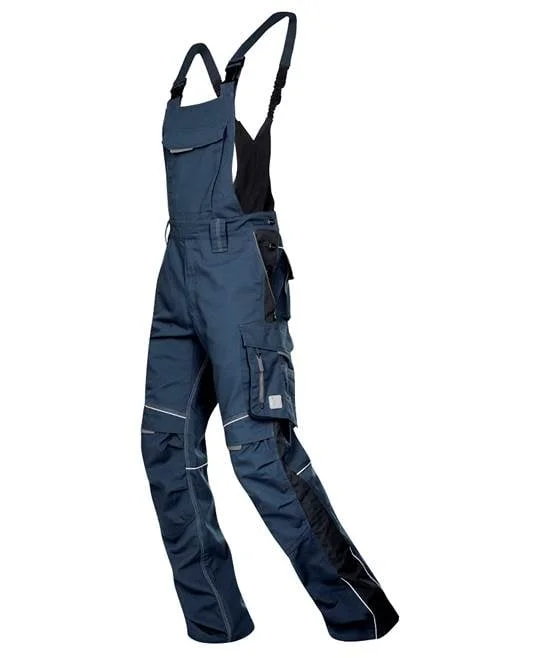 Pantaloni cu pieptar hidrofobizati bleumarin, de lucru Ardon URBAN+