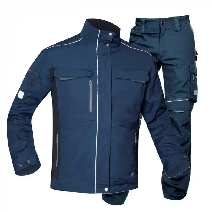 Costum cu pantaloni de lucru, hidrofobizat, +, din bumbac, poliamidă și poliester, cu elemente reflectorizante, Ardon URBAN