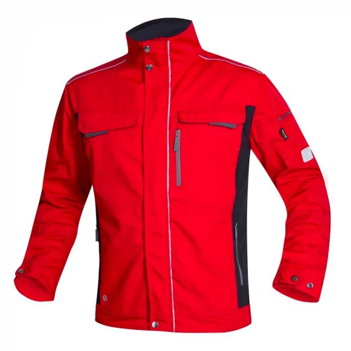 Jacheta de lucru rosie hidrofobizata, culoarea roșu, 65% poliester, Ardon URBAN Plus