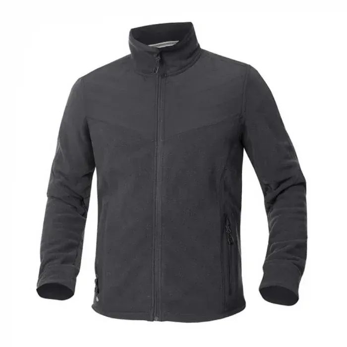 Jachetă fleece de lucru gri-închis de iarnă, din poliester, 280 g/mp, Ardon COMBO