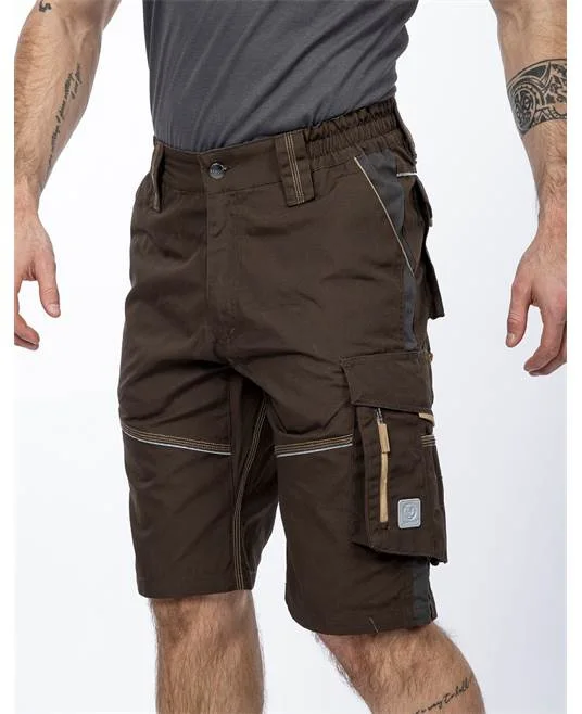 Pantaloni de lucru scurti maro hidrofobizati, Ardon URBAN+