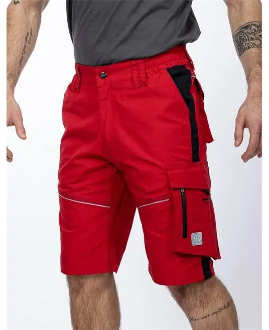 Pantaloni de lucru scurti roșii hidrofobizati, culoarea roșu, Ardon URBAN+