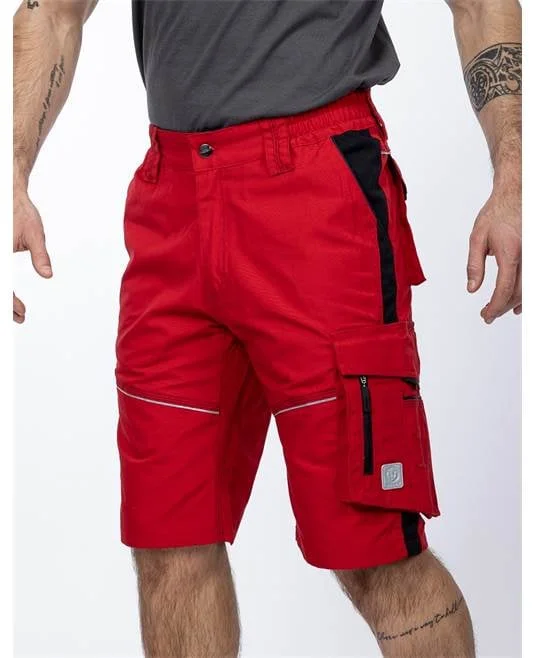 Pantaloni de lucru scurti roșii hidrofobizati, culoarea roșu, Ardon URBAN+