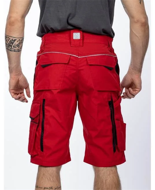 Pantaloni de lucru scurti roșii hidrofobizati, culoarea roșu, Ardon URBAN+