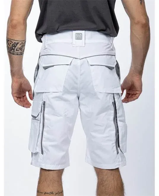 Pantaloni de lucru scurti albi hidrofobizati, Ardon URBAN+