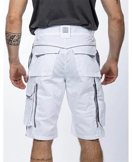 Pantaloni de lucru scurti albi hidrofobizati, Ardon URBAN+