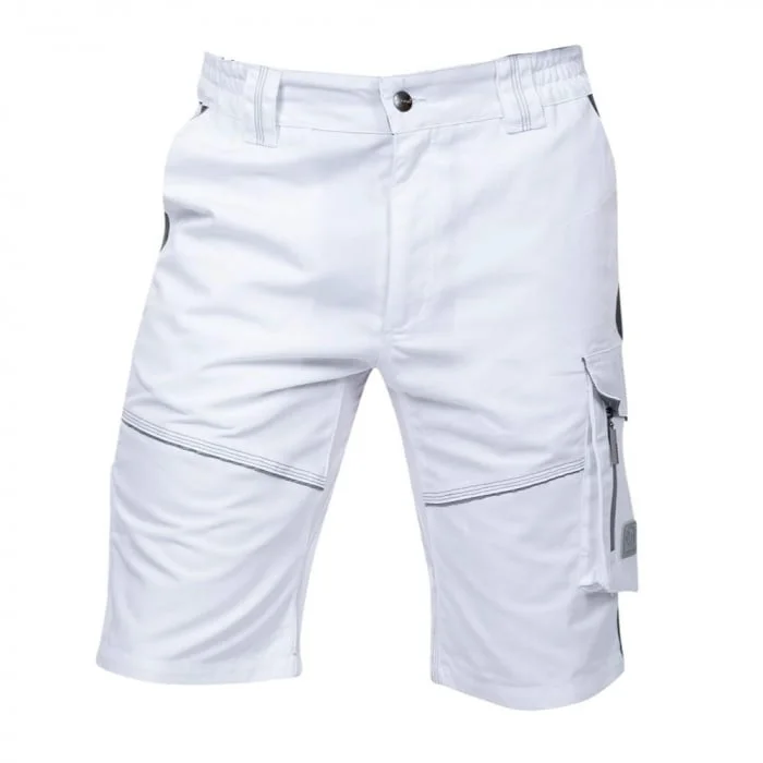 Pantaloni de lucru scurti albi hidrofobizati, Ardon URBAN+