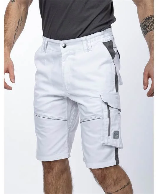 Pantaloni de lucru scurti albi hidrofobizati, Ardon URBAN+