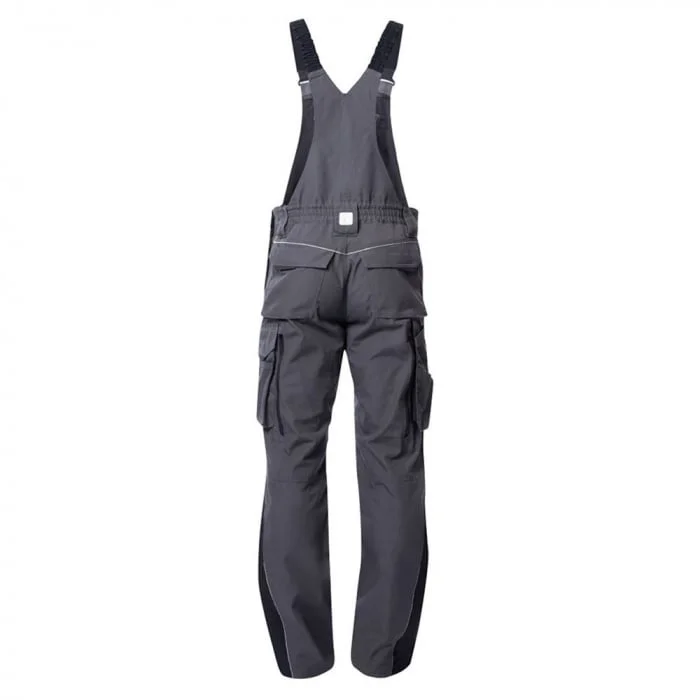 Pantaloni de lucru gri-închis cu pieptar, Ardon URBAN