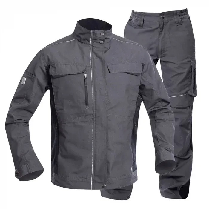 Costum închis cu pantaloni de lucru, hidrofobizat, +, din bumbac, poliamidă și poliester, cu elemente reflectorizante, Ardon URBAN