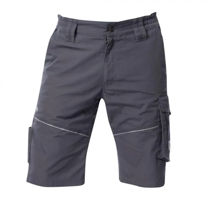 Pantaloni de lucru scurti gri-închis hidrofobizati, Ardon URBAN+