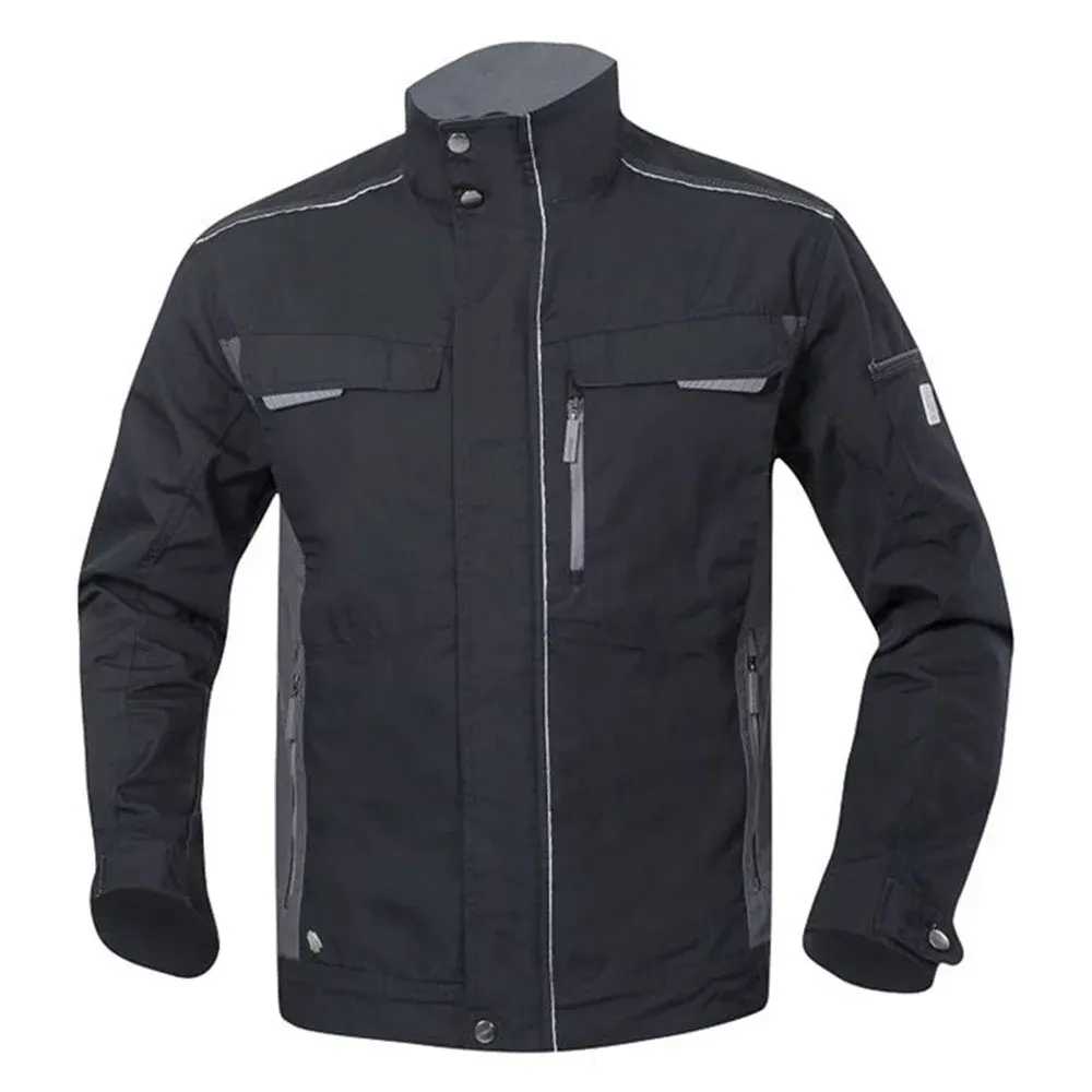 Costum negru cu pantaloni de lucru, hidrofobizat, URBAN+