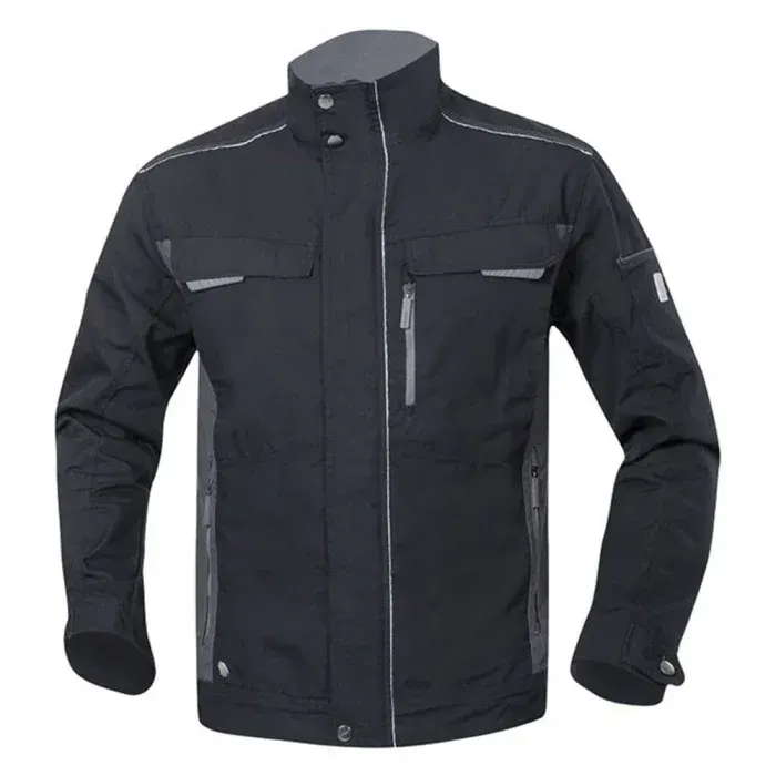 Jachetă de lucru neagră hidrofobizata, Plus, din bumbac și poliester, 270g/mp, Ardon URBAN, culoarea negru