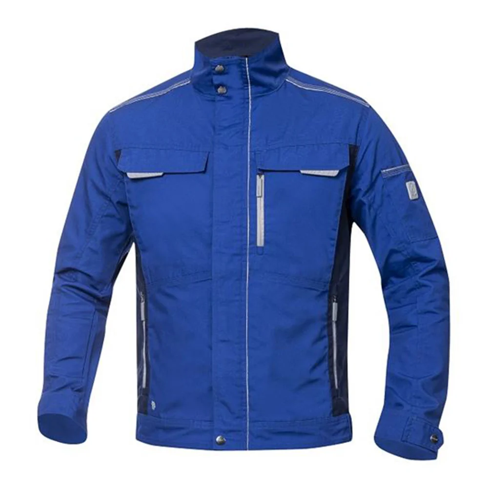 Costum albastru cu pantaloni de lucru, hidrofobizat, URBAN+