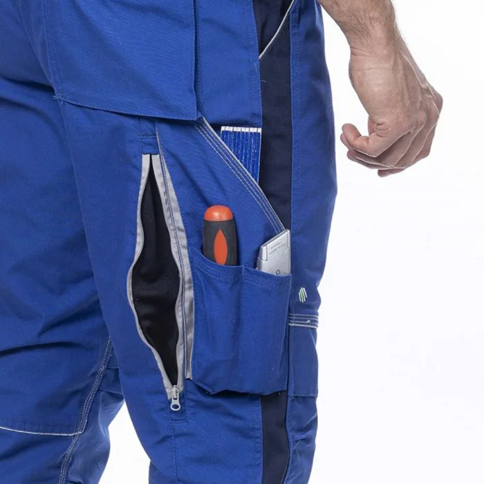Pantaloni de lucru albaștri hidrofobizați în talie, culoarea albastru, Ardon URBAN+