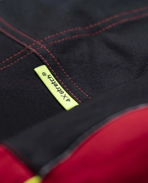 Jachetă de lucru roșie 98% bumbac, culoarea roșu, Ardon 4XSTRETCH