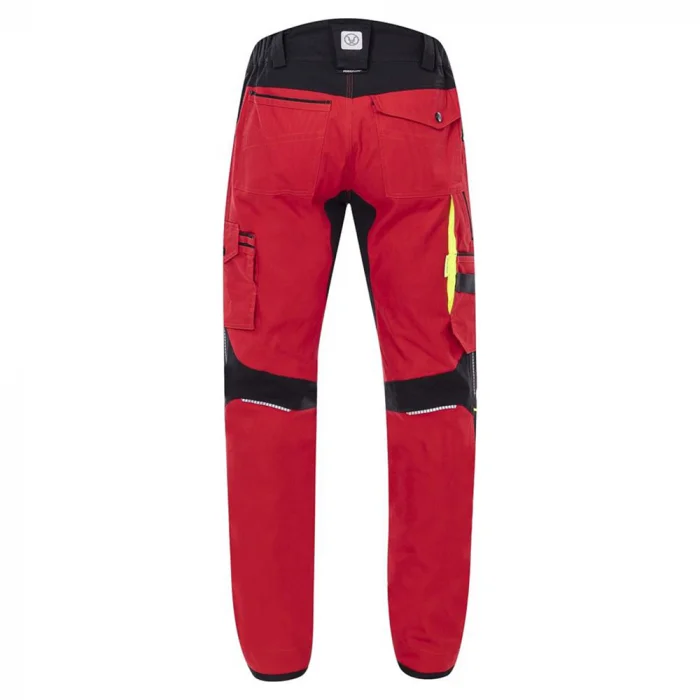 Pantaloni de lucru roșii standard, culoarea roșu, Ardon 4XSTRETCH