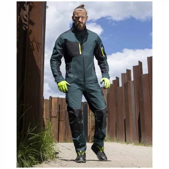 Jachetă de lucru verde 98% bumbac, Ardon 4XSTRETCH
