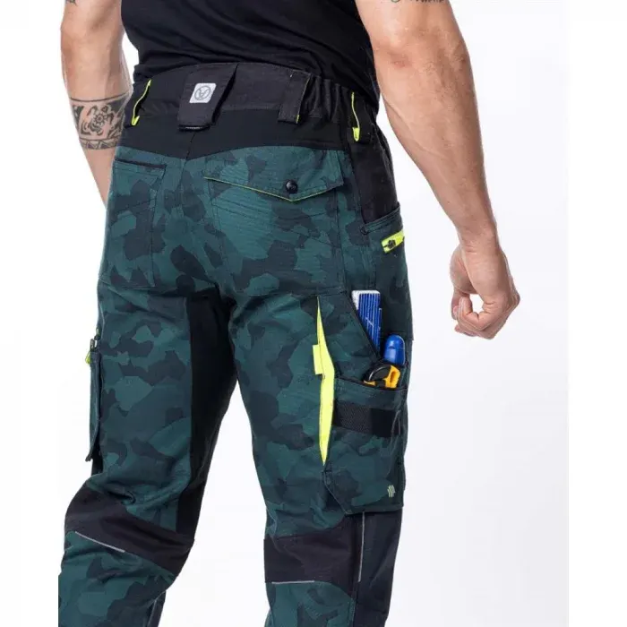 Pantaloni de lucru 98% bumbac camuflaj, culoarea antracit, Ardon CREATRON