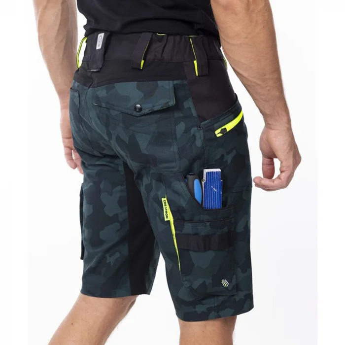 Pantaloni de lucru scurți 98% bumbac, camo verde, Ardon CREATRON