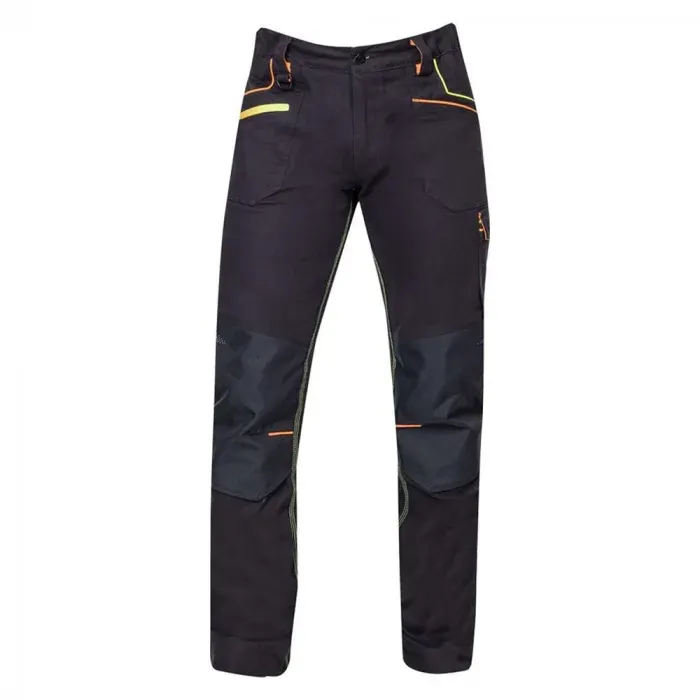 Pantaloni de lucru neon-, din bumbac și elastan, 250 g/mp, cu elemente reflectorizante, Ardon CREATRON