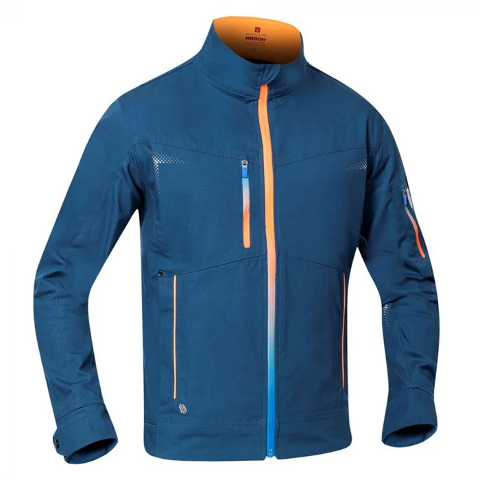 Costum neon-albastru cu pantaloni de lucru cu pieptar, Ardon CREATRON