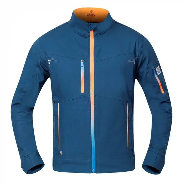 Jachetă de lucru albastră bumbac 98%, culoarea albastru, Ardon CREATRON