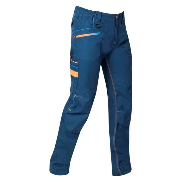 Pantaloni de lucru 98% bumbac albastru-neon, Ardon CREATRON