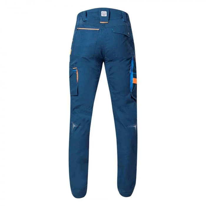 Pantaloni de lucru 98% bumbac albastru-neon, Ardon CREATRON