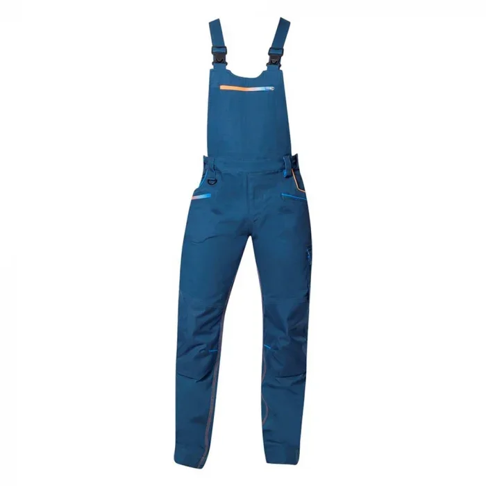 Pantaloni de lucru albastri cu pieptar, culoarea albastru, Ardon Creatron