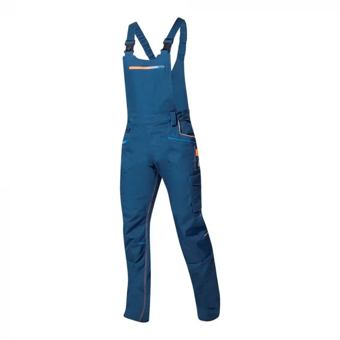 Pantaloni de lucru albastri cu pieptar, culoarea albastru, Ardon Creatron