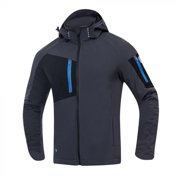 Jacheta softshell gri-închis cu glugă, Ardon CITYCONIC