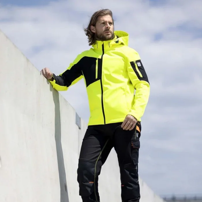 Jacheta softshell galbenă cu glugă, Ardon CITYCONIC