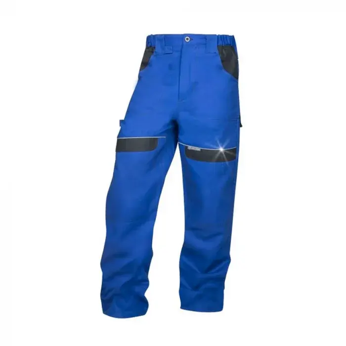 Pantaloni albaștri de lucru în talie, COOL, din bumbac, 260 gr/mp, Ardon TREND, culoarea albastru