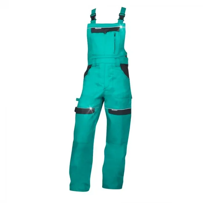 Costum verde cu pantaloni salopetă de lucru, Ardon COOL TREND