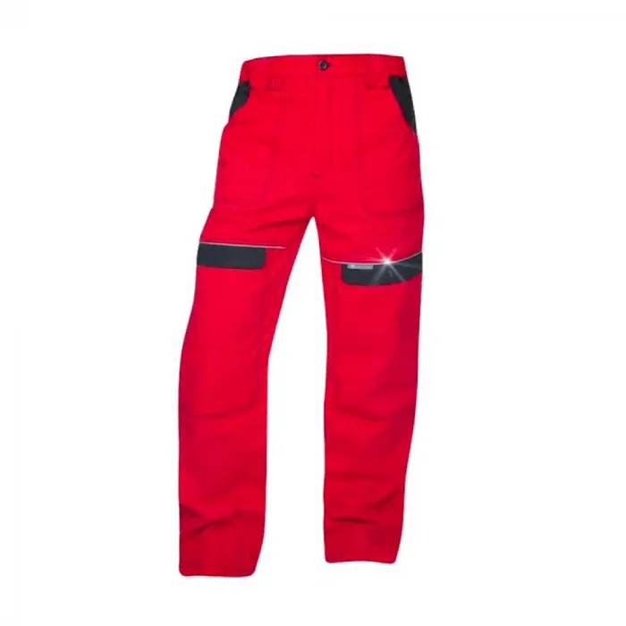 Pantaloni rosii de lucru in talie, COOL, din bumbac, 260gr/mp, Ardon TREND, culoarea roșu