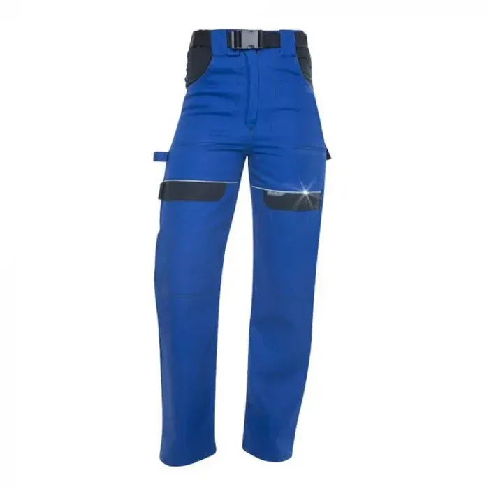 Pantaloni de lucru pentru femei in talie, COOL, din bumbac, 260gr/mp, Ardon TREND, culoarea albastru