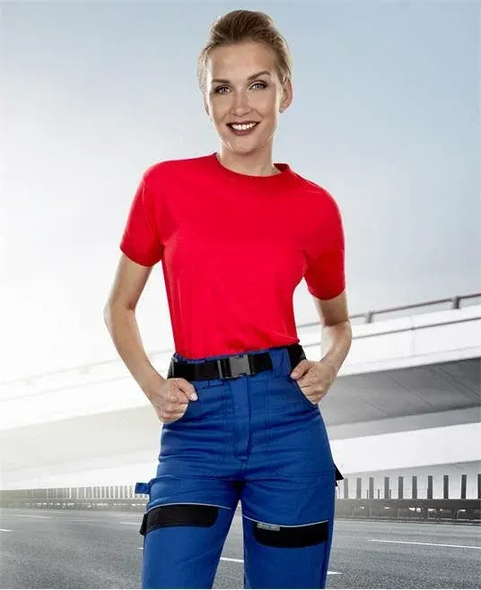 Pantaloni de lucru femei in talie, albastru, Ardon COOL TREND