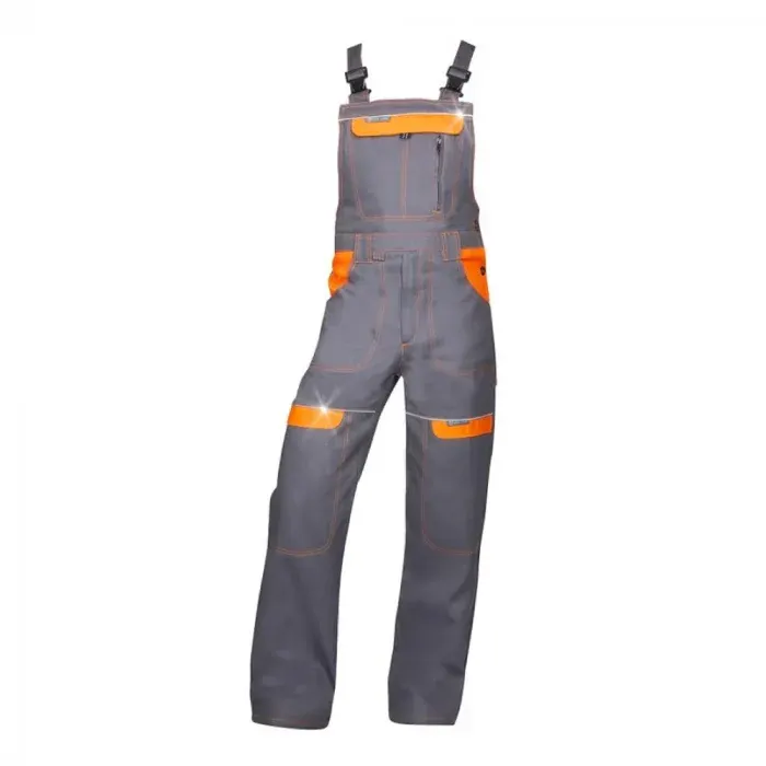Costum gri-portocaliu cu pantaloni cu pieptar de lucru, Ardon COOL TREND