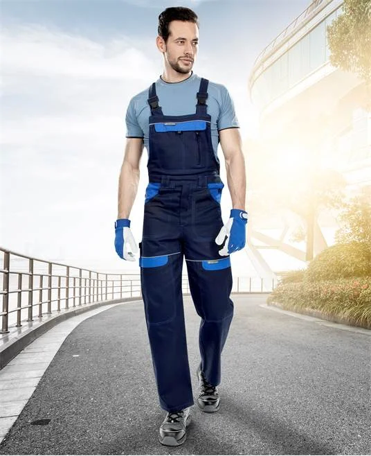 Pantaloni de lucru bleumarin 100% bumbac cu pieptar, Ardon COOL TREND