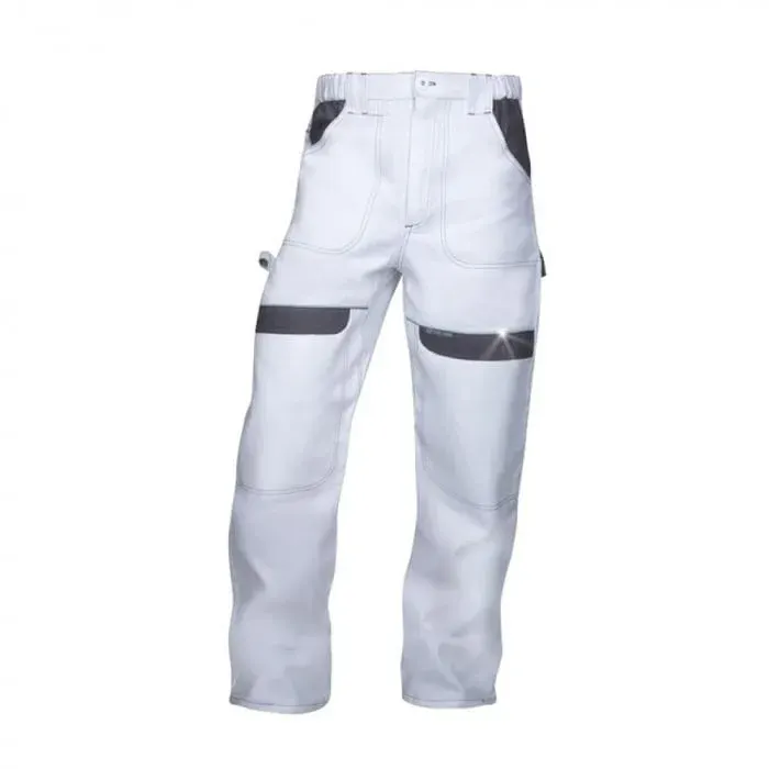 Pantaloni albi de lucru in talie, Ardon COOL TREND