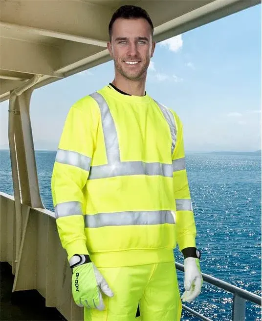Tricou reflectorizant cu maneca lunga galben, Ardon REF 301