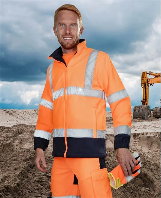 Fleece de lucru reflectorizant portocaliu, Ardon REF 401