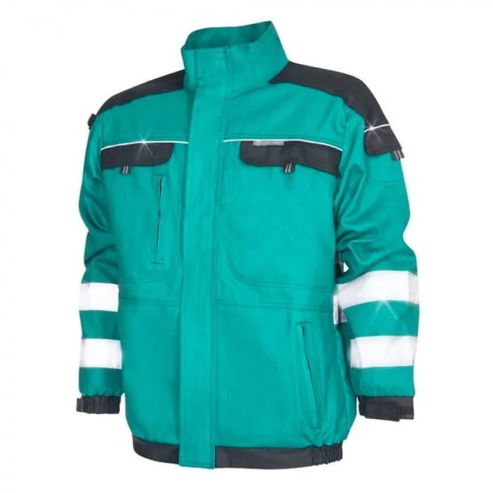Jacheta de lucru verde reflectorizantă, Ardon COOL TREND