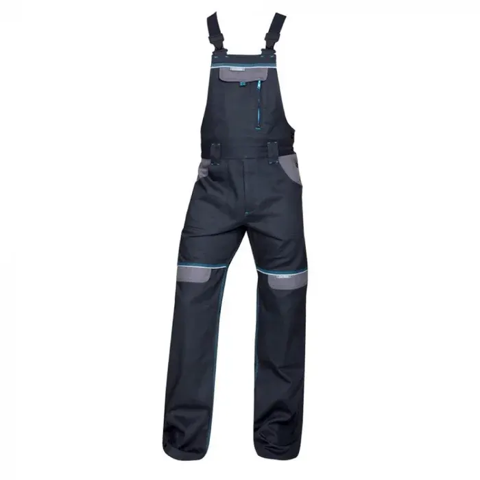 Costum negru cu pantaloni cu pieptar de lucru, Ardon COOL TREND