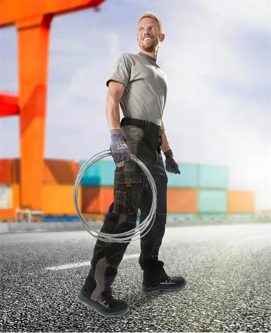 Pantaloni de lucru culoarea negru-gri standard, Ardon VISION