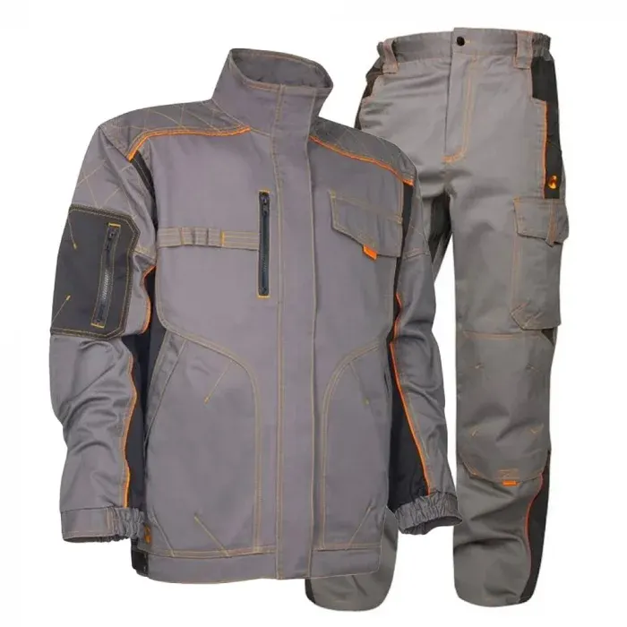 Costum de lucru cu pantaloni in talie, din bumbac și poliester, 260gr/mp, cu elemente reflectorizante, căptușit, Ardon VISION