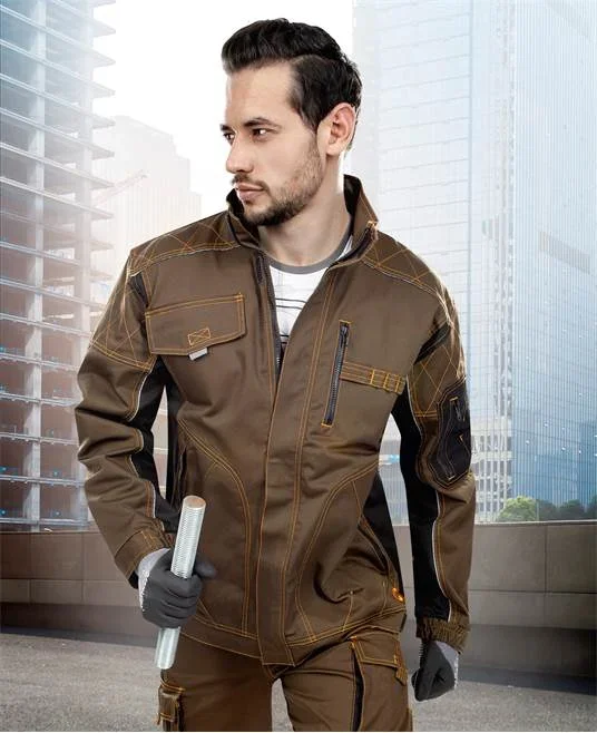 Jacheta de lucru barbati maro-negru, Ardon VISION